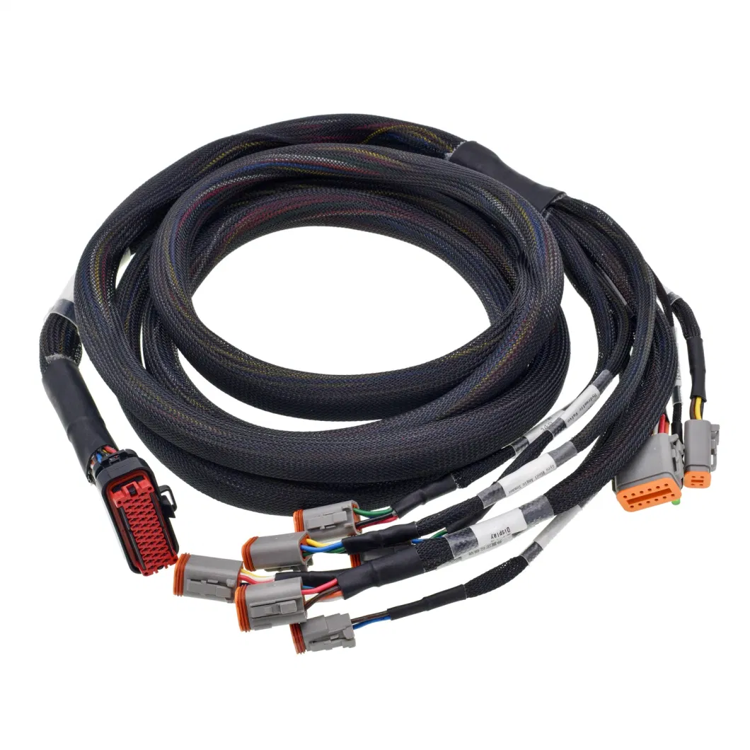 ODM Reach IP65/IP67 Truck Automobile Panel Mount Cables Aerospace Custom Wire Harness