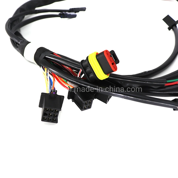 Higt Quality OEM Customized Manufacturing Electric Cable Universal Motorcycle Wiring Harness Assembly