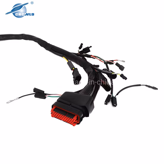Higt Quality OEM Customized Manufacturing Electric Cable Universal Motorcycle Wiring Harness Assembly